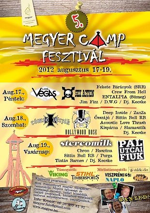 Összeállt a Megyer Camp Feszt program