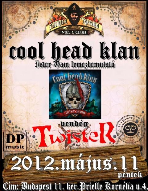 Cool Head Klan lemezbemutató a Barba Negrában, vendég: Twister