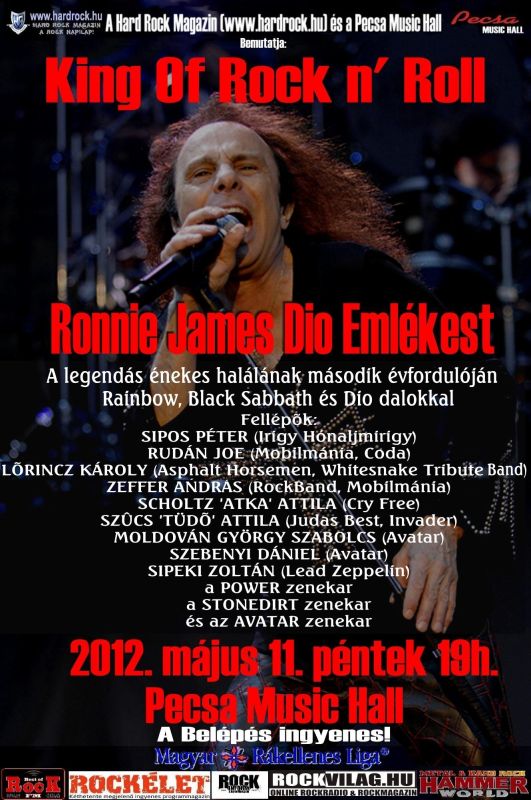 Ronnie James Dio Emlékest – Segélykoncert a Rákbetegekért!