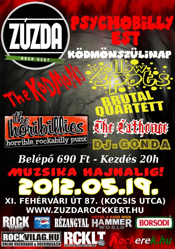 Zúzda Rock Kert –  Változatos hétvége