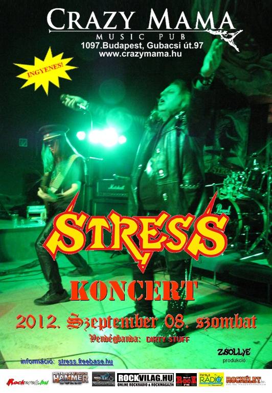 Ingyenes Stress koncert a Crazyben