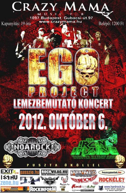 EGO Projekt lemezbemutató - október 6
