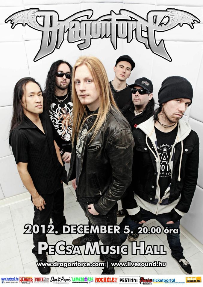 Dragonforce: villámkezű power metal hősök a Pecsában