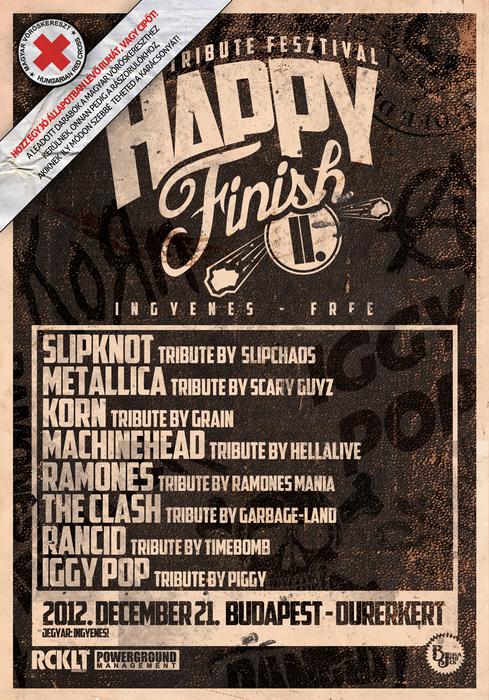 Happy Finish Tribute Feszt II. – Armageddon a Dürer Kertben ruha- és cipőgyűjtési akcióval, hogy a rászorulók is boldogok legyenek!