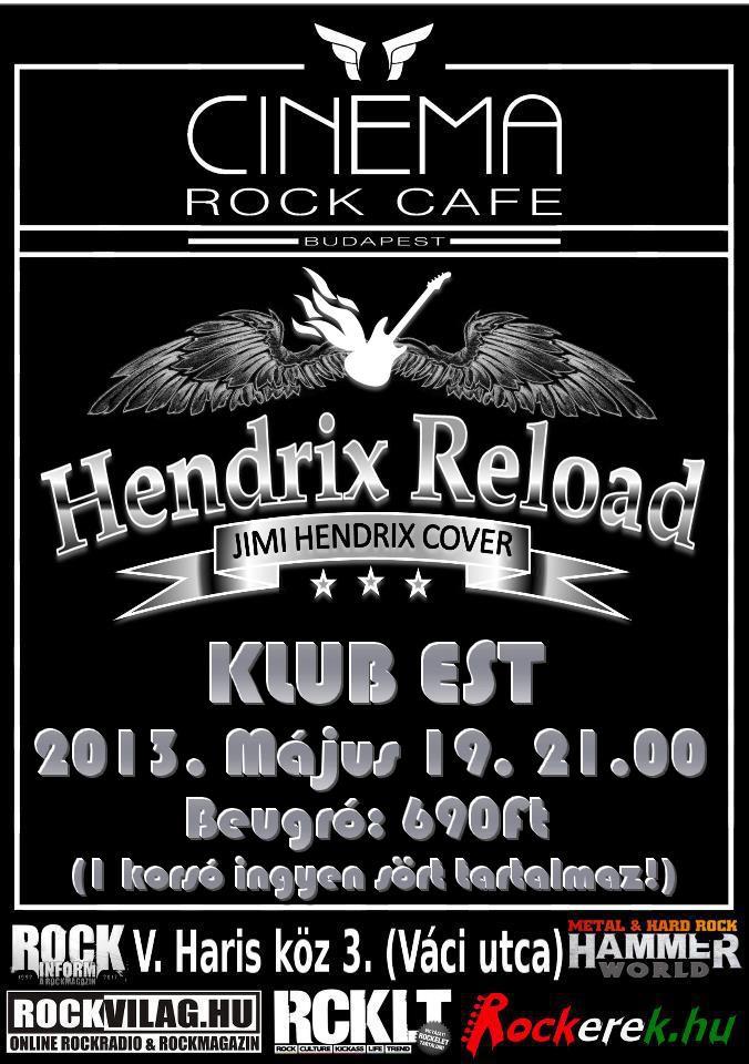 Hendrix Reload Pünkösdi Klub Est
