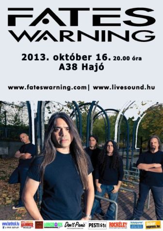 Fates Warning - Ez a program várható a holnapi A38 Hajós koncerten
