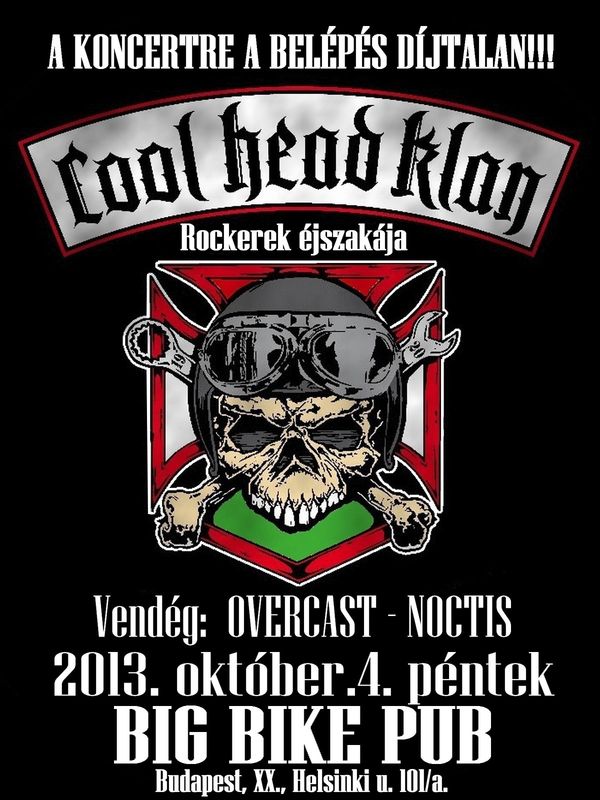Ismét Rockerek éjszakája a Cool Headdel!