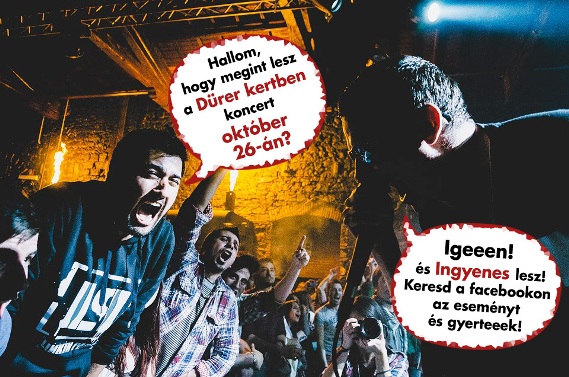 Piknik Park - Szombaton ingyenes koncert a Dürer Kertben!