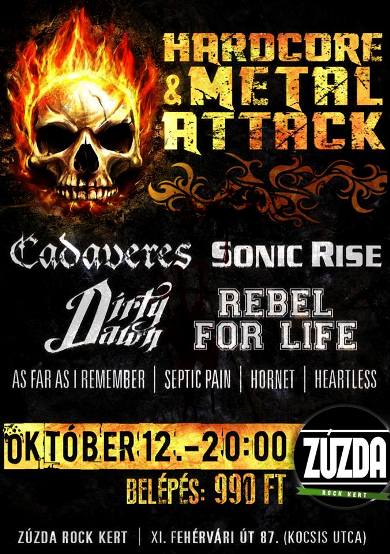 Hardcore&Metal Attack fesztivál a Zúzda Rock Kertben