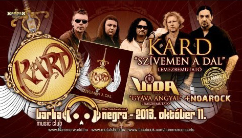 Kard és Vida Rock Band közös lemezbemutató koncert