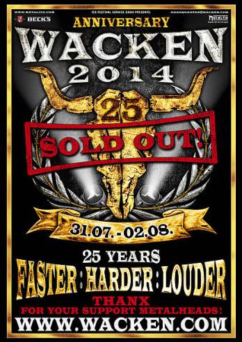 Wacken 2014 - Mindössze 48 óra alatt elfogyott a 75 ezer belépő