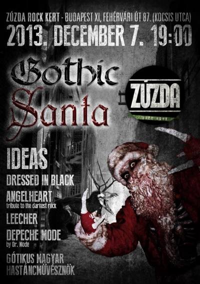 Goth Mikulás buli a Zúzda Rock Kertben