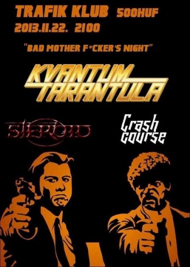 Kvantum Tarantula - Koncert a Trafikban - vendég: Crash Course & Steroid