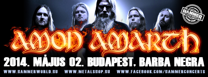 Amon Amarth koncert a Barba Negrában