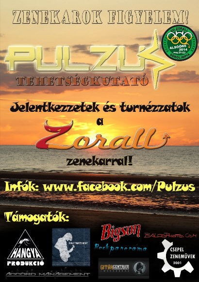 Pulzus tehetségkutató újra a Zorall Sörolimpián!