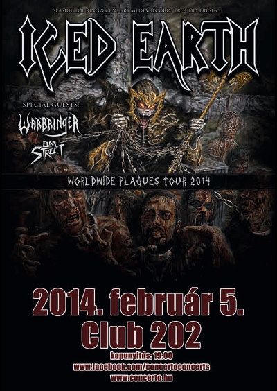 Iced Earth - Új lemez és koncert Budapesten