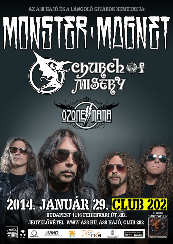 Szűk egy hét és Budapestre érkezik a Monster Magnet