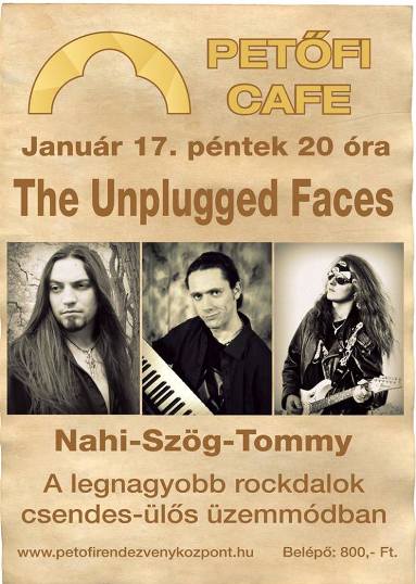 The Unplugged Faces a Petőfi Cafe színpadán