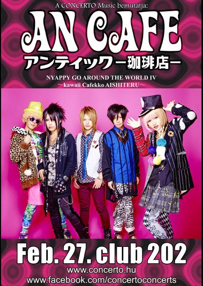 An Cafe - Ismét Budapesten a színes japán pop/rockcsapat