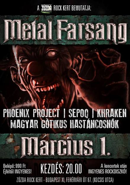 Zúzda Rock Kert – Metal Farsang
