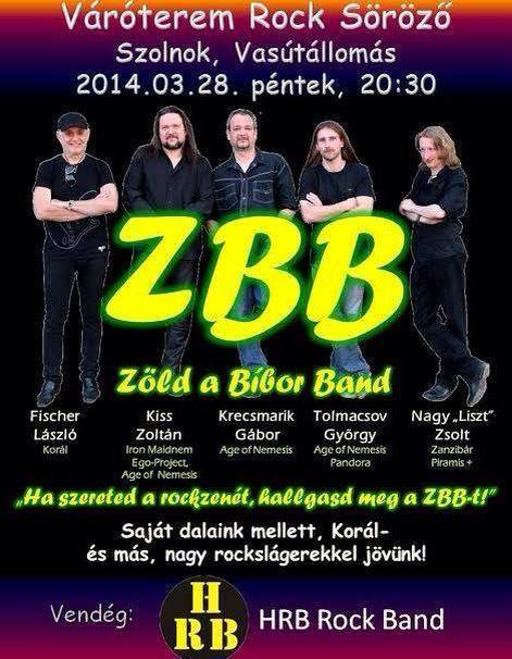 ZBB koncert Szolnokon a Váróterem Sörözőben