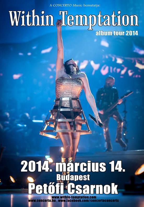 Jövőhéten Within Temptation koncert a PeCsában!