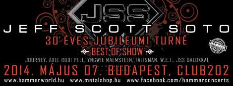 Jeff Scott Soto - 30 éves jubileumi koncert a Club 202-ben