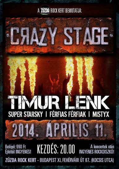 Zúzda Rock Kert – Crazy Stage