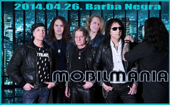 Mobilmánia - Április 26-án új énekessel a Barba Negrában