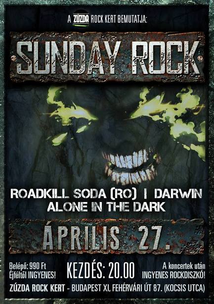 Zúzda Rock Kert – Sunday Rock