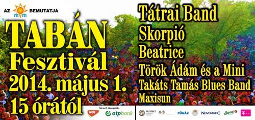 Tabán Fesztivál 2014 - Idén is lesz ingyenes rockfesztivál