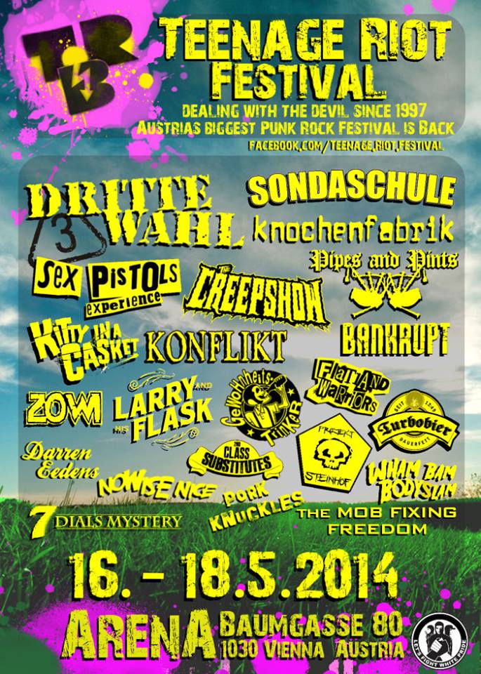 Teenage Riot Festival – Ausztria legnagyobb punk/psychobilly fesztiválja