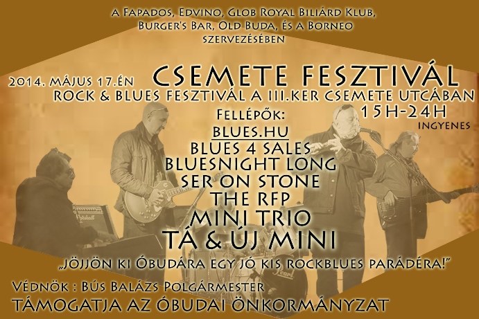 Török Ádám és az Új Mini - Utcabál és lemezbemutató koncert Óbudán