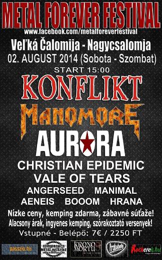 Metal Forever Fesztivál 2014 - Nagycsalomja visszavár!