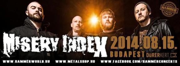 Misery Index - Pénteken marylandi death/grind zúzás a Dürer Kertben