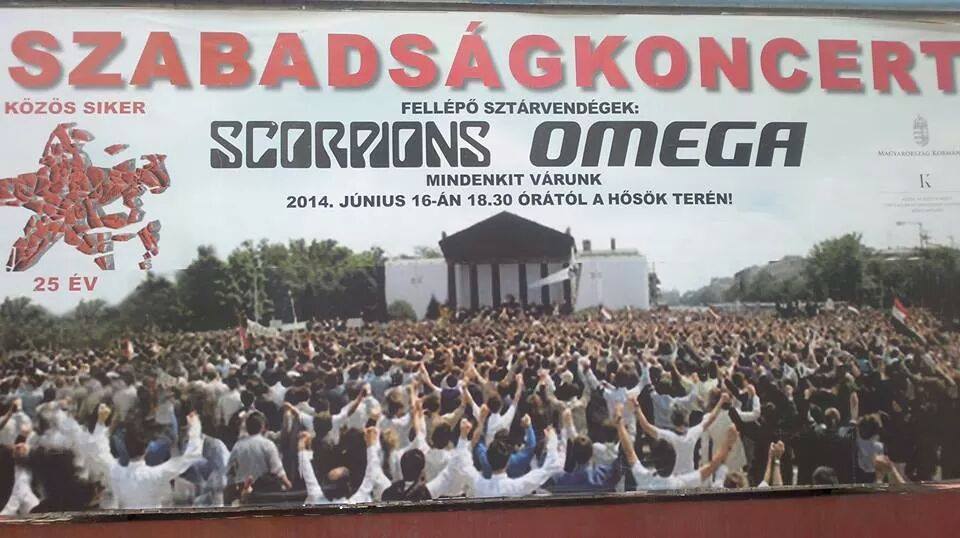 Scorpions - Ingyenes közös koncert az Omegával