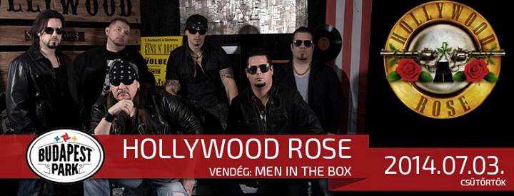 Hollywood Rose - Nyerj jegyet a banda Budapest Parkban tartandó koncertjére