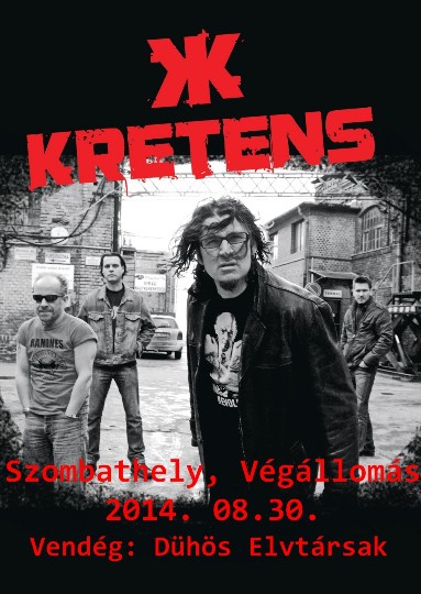Kretens - Augusztusban Szombathelyen zenél a banda