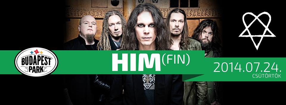 Egy hét és Budapestre érkezik a Love Metal. HIM koncert a Budapest Parkban