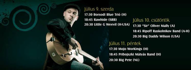 Little G Weevil, foci vb és Blues Fesztivál a Kobuci Kertben