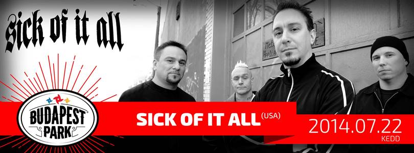 Sick Of It All - Ma este a Budapest Park színpadán zúz az NYHC legenda