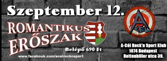 Romantikus Erőszak – Akusztikus koncert az A-Cél Rock ’N Sport Klubban