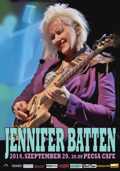 Jennifer Batten - Budapesten zenél Jacko gitárosa