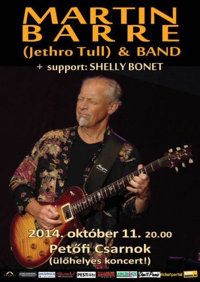 Martin Barre - Saját koncerttel érkezik a Jethro Tull gitárosa