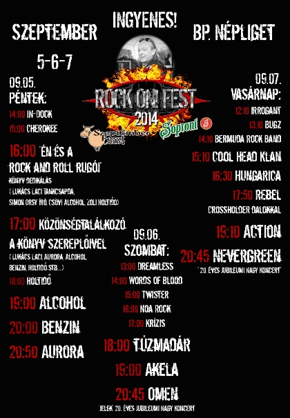 Végleges a Rock On! Fest programja – Crossholder dalokkal jön a Rebel