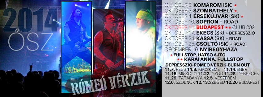 Rómeó Vérzik - Íme az őszi koncertdátumok