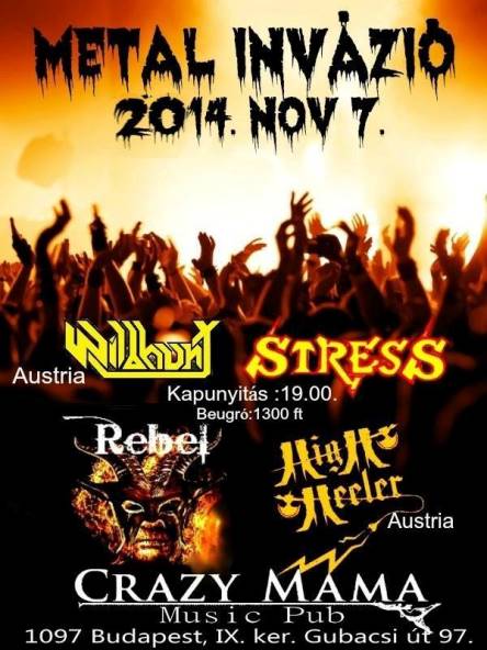 Stress - Metal invázió a Crazy Mamában