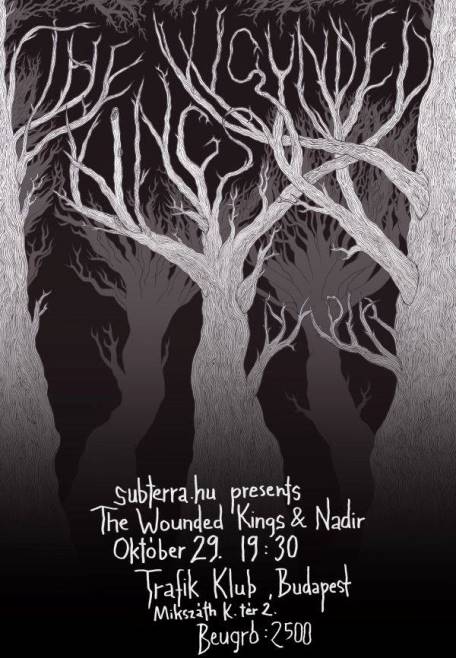 Nadir - Különleges doom koncert a brit The Wounded Kings társaságában