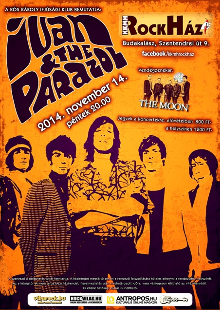 Ivan & The Parazol - A Deep Purple kedvencei a budakalászi Rockházban