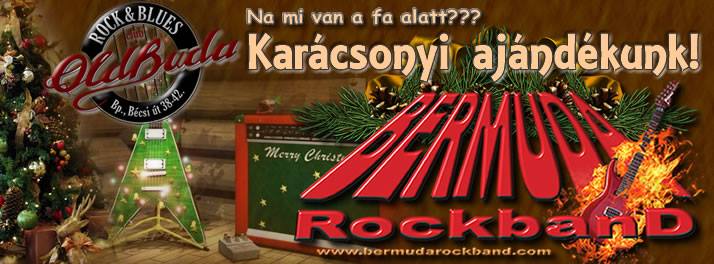 Ingyenes Bermuda Rock BanD koncert a Mók és a FutóKaland társaságában december 26-án.
